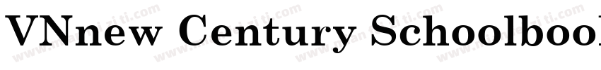 VNnew Century Schoolbook Bold Itali字体转换